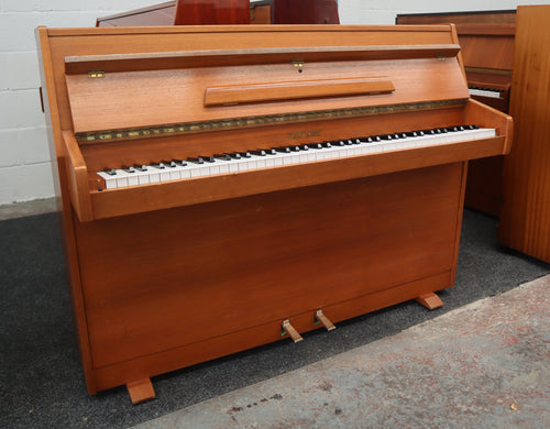 Zender Compact Upright Piano in Teak Wood