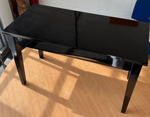 Load image into Gallery viewer, Black High Gloss Piano Stool with storage