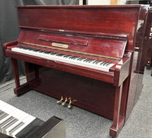 Load image into Gallery viewer, Elysian U121 Upright Piano in Plum Mahogany Cabinetry