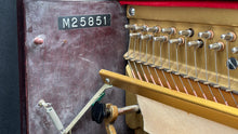 Load image into Gallery viewer, Elysian U121 Upright Piano in Plum Mahogany Cabinetry