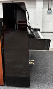 Herman Mayr Upright Piano in Black High Gloss