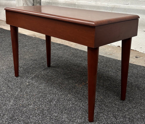 Solid Construction Mid Century Piano Stool
