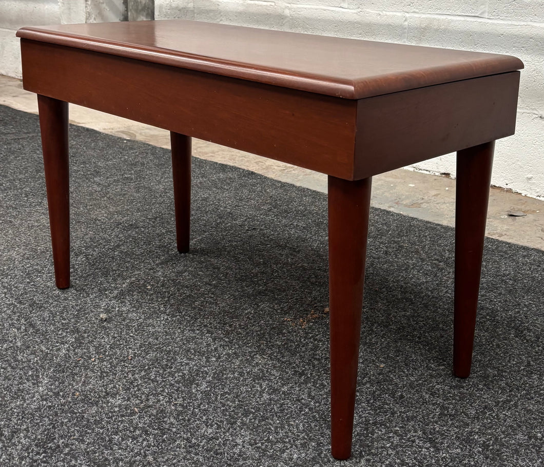 Solid Construction Mid Century Piano Stool