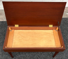 Load image into Gallery viewer, Solid Construction Mid Century Piano Stool