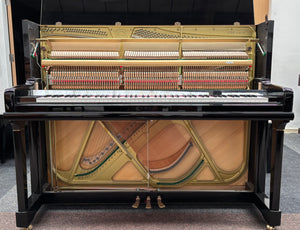 Kemble Conservatory Upright piano in Black high gloss