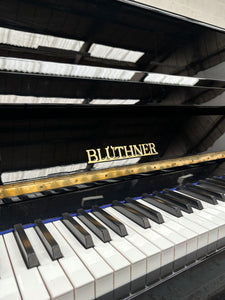 Blüthner Model M Upright Piano in Black High Gloss Cabinetry