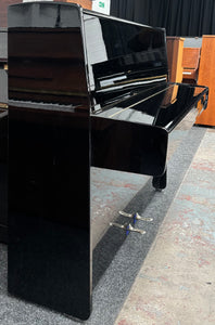 Blüthner Model M Upright Piano in Black High Gloss Cabinetry