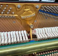 Load image into Gallery viewer, Blüthner Model M Upright Piano in Black High Gloss Cabinetry
