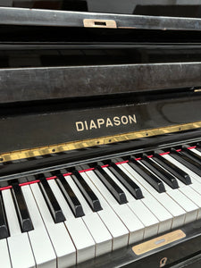 Diapason No.132 Upright piano in Black high gloss