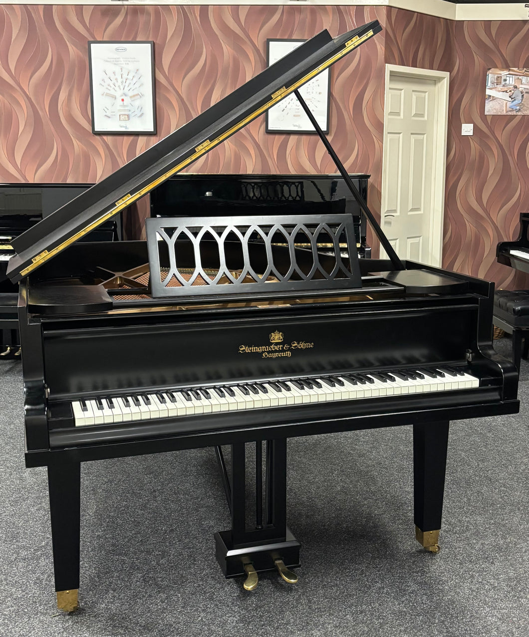Steingraeber & Sohne A-170 Salon Grand in Matt Black