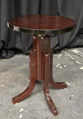 Rosewood Height Adjustable Stool
