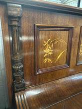 Load image into Gallery viewer, O Beyer-Rahnefeld Dresden Upright piano in Rosewood with Decorative inlay