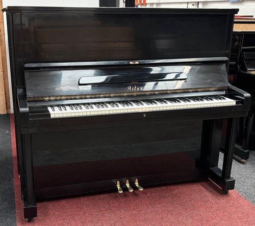 Atlas A3 Upright Piano in Black High Gloss