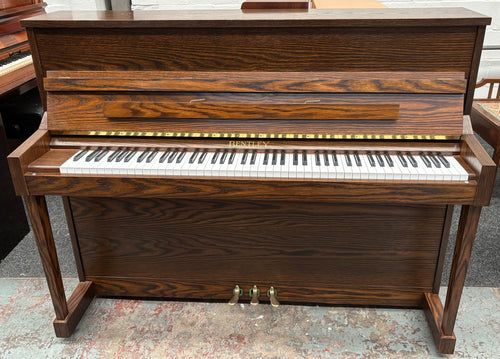 Bentley Exeter Upright Piano in Fumed Oak