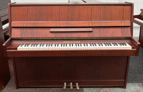Herman Mayer Upright Piano in Mahogany