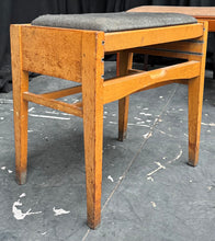 Load image into Gallery viewer, Mid Century Height Adjustable Stool