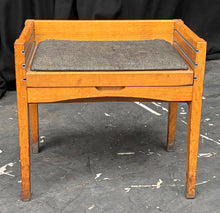 Load image into Gallery viewer, Mid Century Height Adjustable Stool