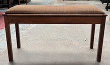 Load image into Gallery viewer, Mahogany Piano Bench with Storage