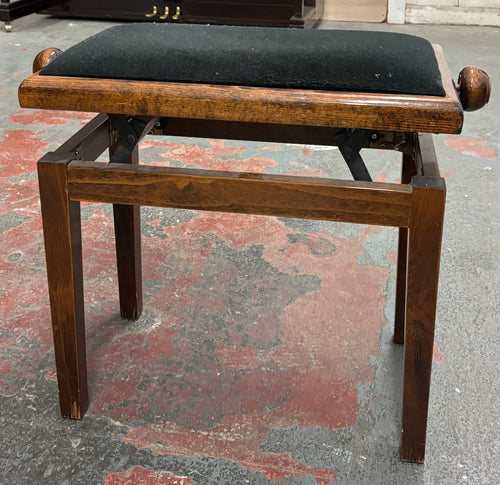 Height Adjustable Walnut Stool