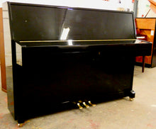 Load image into Gallery viewer, Bentley Upright Piano in Black High Gloss Cabinet