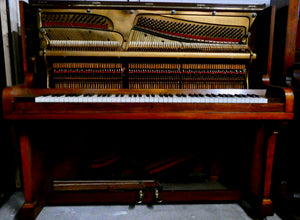 Brendorf Upright Piano in Mahogany Cabinet