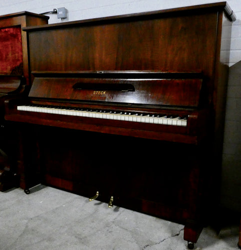 Steck Antique Upright Piano in Rosewood Cabinet