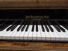 Load image into Gallery viewer, Broadwood Antique Semi Grand Piano in Burr Walnut (1885)