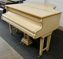 Load image into Gallery viewer, Johann Kuhse Art Case Grand Piano in antique white crackle finish