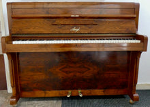 Load image into Gallery viewer, Amyl Upright Piano in book matched walnut finish