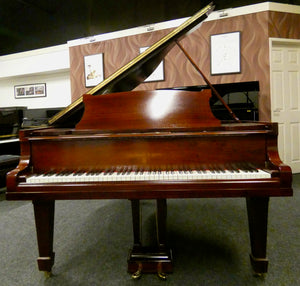 STEINWAY & SONS Model O Grand Piano In Satin East Indian Rosewood Finish