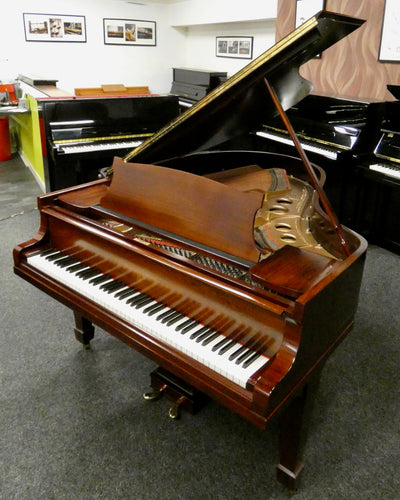 STEINWAY & SONS Model O Grand Piano In Satin East Indian Rosewood Finish