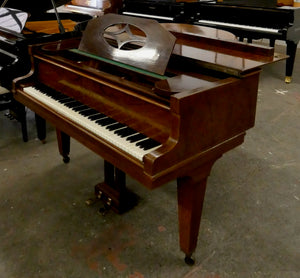 Grotrian Steinweg 160 Grand Piano in Burl Walnut