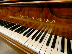 Grotrian Steinweg 160 Grand Piano in Burl Walnut