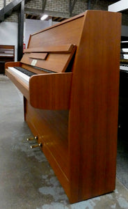 Broadwood Upright Piano Omega Model in mahogany finish