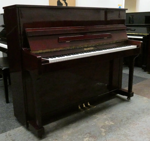 Waldstein 118T Upright Piano in Dark Mahogany Cabinet