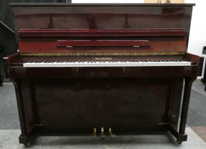 Waldstein 118T Upright Piano in Dark Mahogany Cabinet