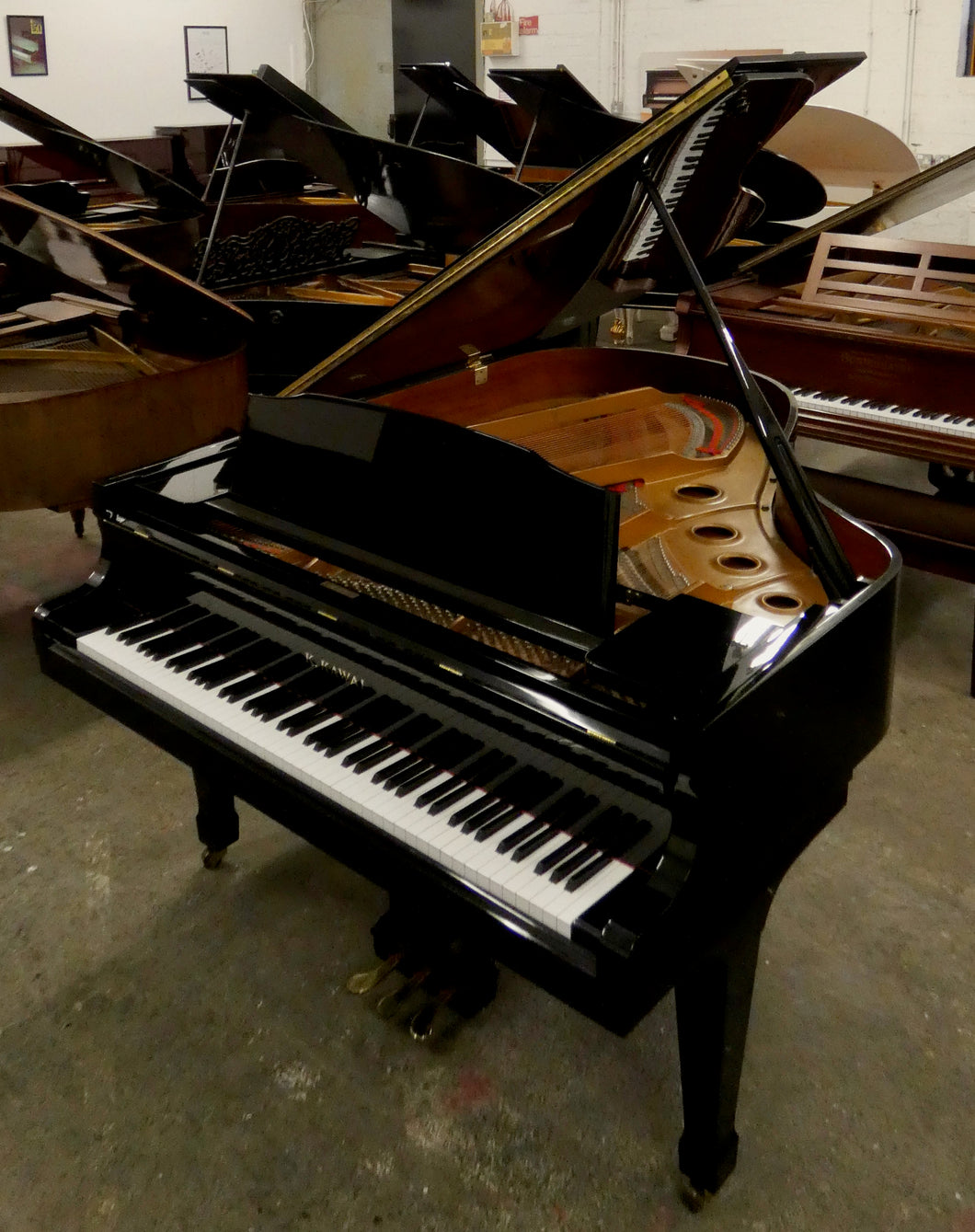 Kawai GS - 30 Grand Piano in Black High Gloss