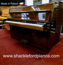 Load image into Gallery viewer, Legnica M100C Studio Upright Piano in German Walnut Finish