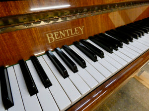 Bentley A7 Upright piano in mahogany finish