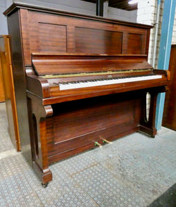 John H Crowley Upright Piano in Mahogany Cabinet