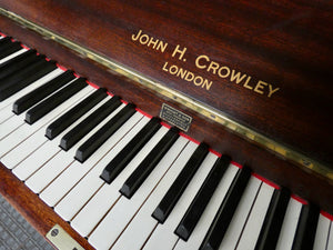 John H Crowley Upright Piano in Mahogany Cabinet