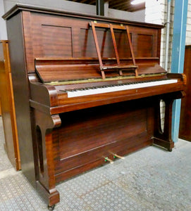 John H Crowley Upright Piano in Mahogany Cabinet