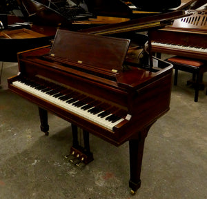 Sohmer grand piano in rich mahogany finish