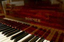 Load image into Gallery viewer, Sohmer grand piano in rich mahogany finish