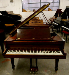 Sohmer grand piano in rich mahogany finish