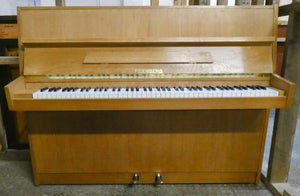 Eisenberg Upright Piano in white oak finish