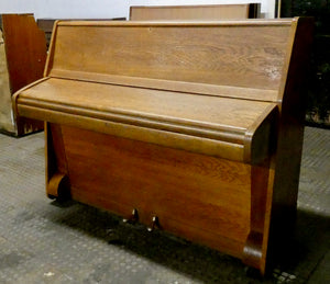 Bentley Concord Upright piano in English Oak finish