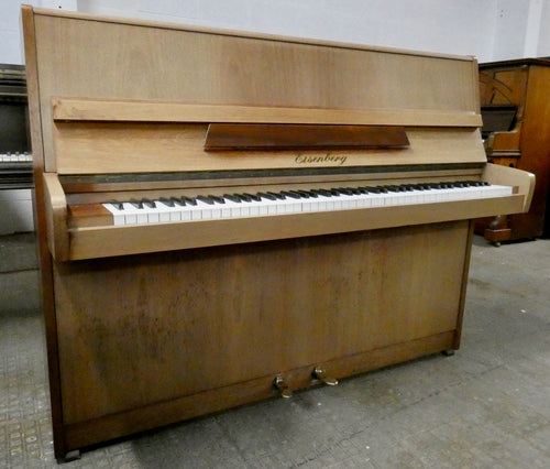 Eisenberg Upright Piano in bleached mahogany