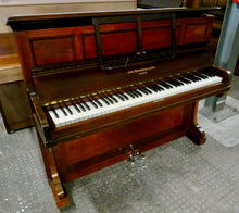 Load image into Gallery viewer, Broadwood Upright Piano in antique rosewood finish