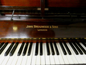 Broadwood Upright Piano in antique rosewood finish